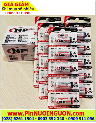 COMBO 01HỘP 10vỉ= 50viên Pin 12v Remote NP 23A MN23 A23 DL23 High Power _Giá chỉ 339.000/ Hộp 50viên